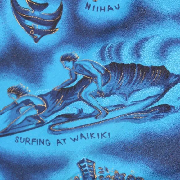Vintage 1950's Kiilani by Alfred Shaheen - Rare Hawaiian Islands Design